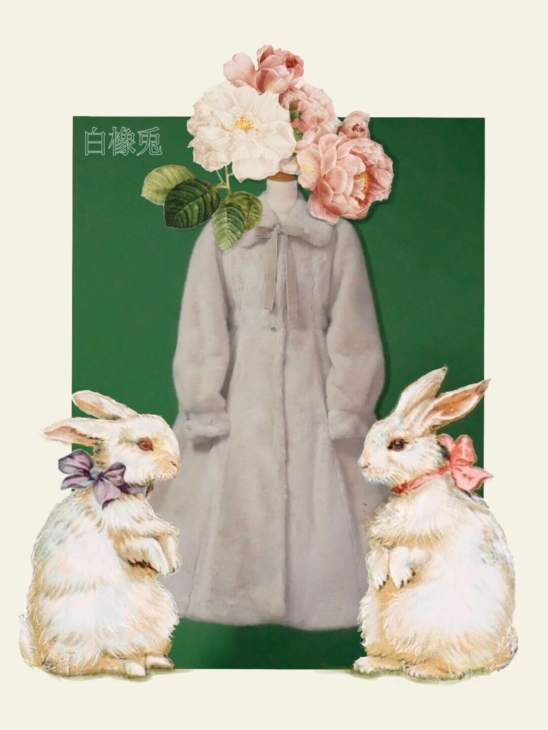 ♦Birger Chiristensen ファー コート ホワイト 毛皮 楽天市場】ホワイトフォックスファー×パールホワイトミンク白