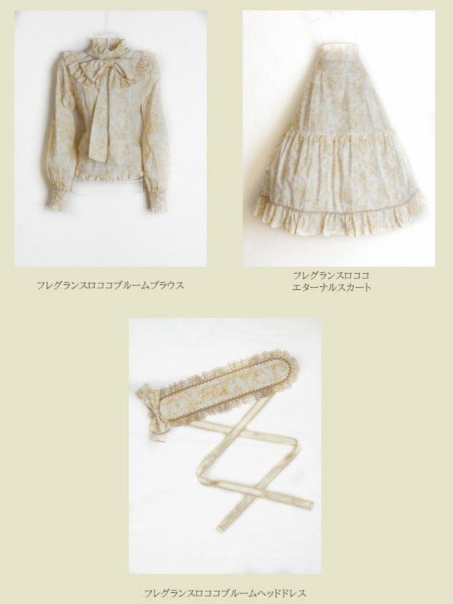 レア!FRANKO FERRARO可愛いフリルスーツでロイスクレヨン Rose Letter オレンジのフラワープリンセスドレス – ロリータ