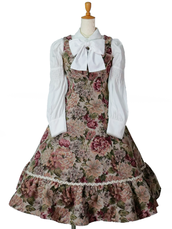 【最終お値下げ】薔薇ゴブランタペストリーケープ付きスリーブレスドレス 1230902_720x.png?v=1746074394