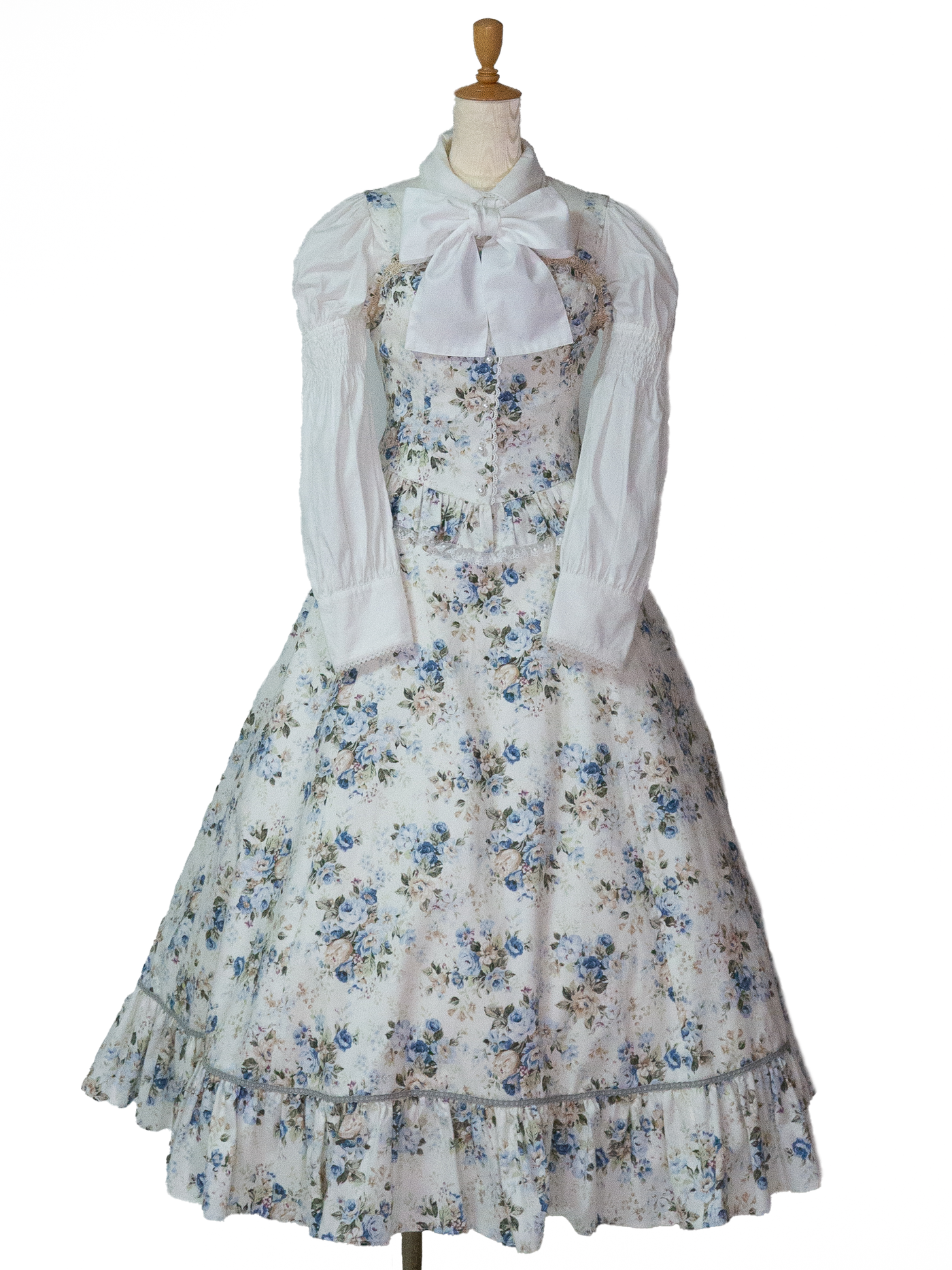 アンシエントロココブーケハイウエストスカート - Victorian アンシエントロココブーケハイウエストスカート - Victorian