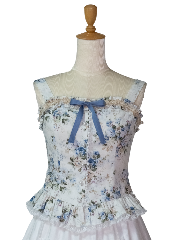 古着 ビンテージ レース 編み フランジ ブランケット 巻きスカート ビスチェ HELLO.SANFRANCISCO】フラワー刺繍レース巻きスカート | CIAOPANIC