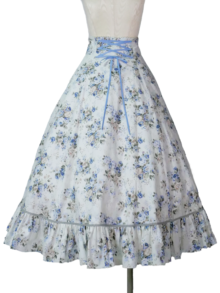 アンシエントロココブーケハイウエストスカート - lolita fashion アンシエントロココブーケハイウエストスカート - lolita fashion