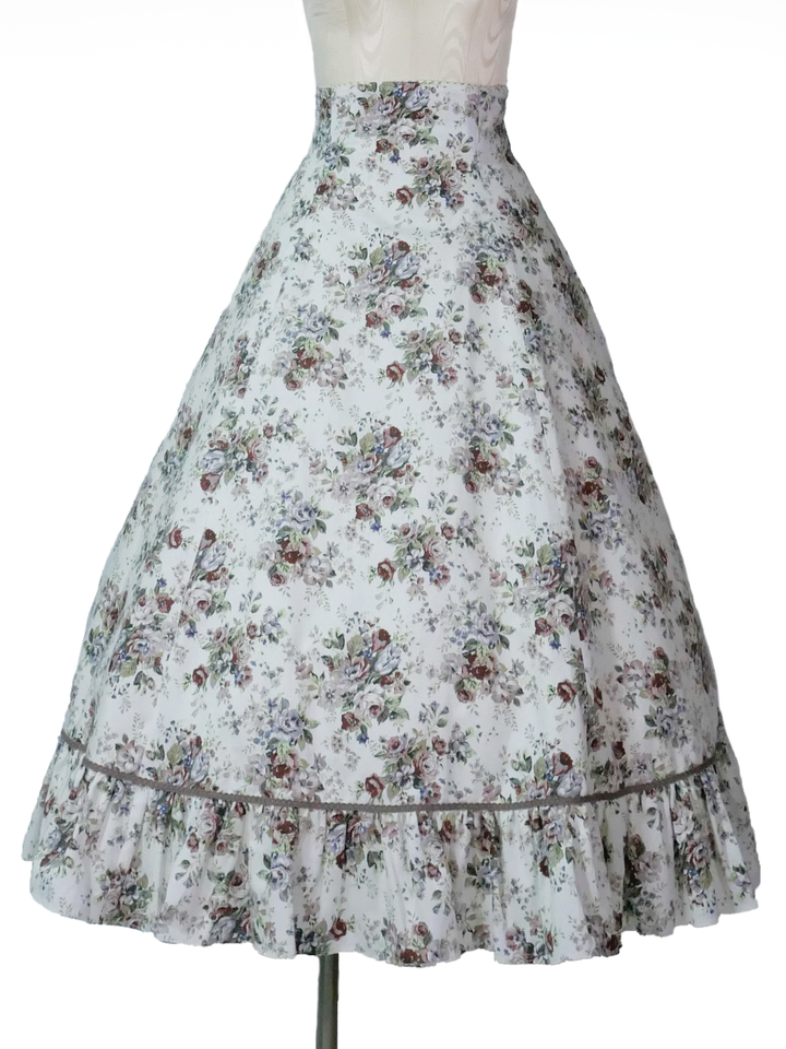アンシエントロココブーケハイウエストスカート - Victorian maiden アンシエントロココブーケハイウエストスカート - Victorian maiden