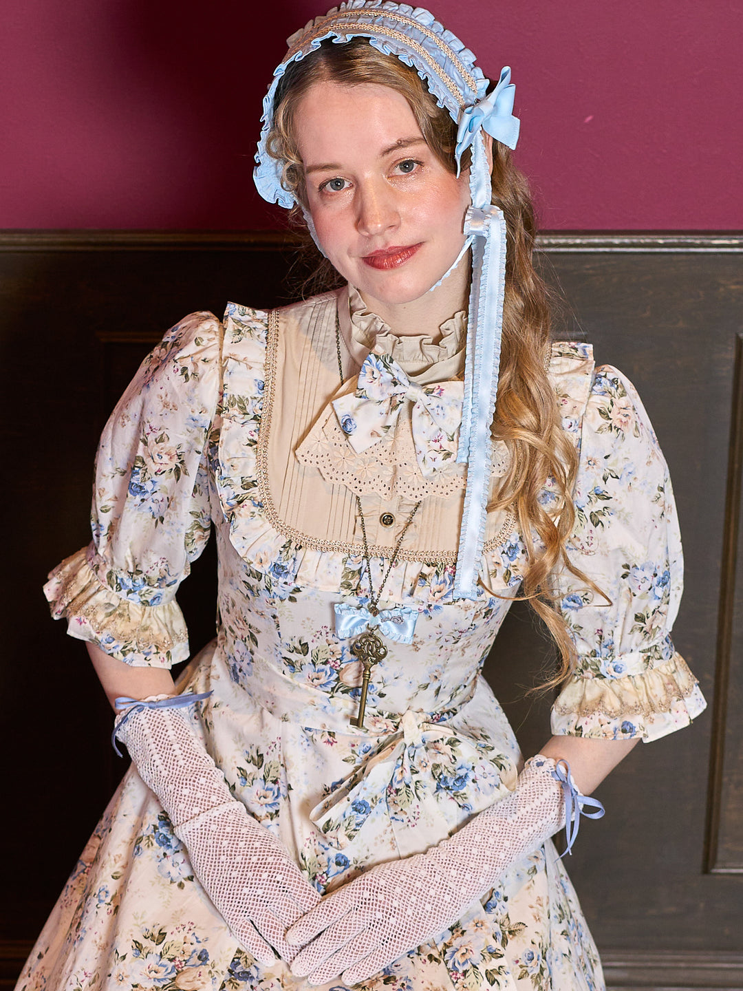 ★Victorian Maiden★ミニハット付オープンチェストJSK. ☆Victorian Maiden☆ミニハット付オープンチェストJSK.