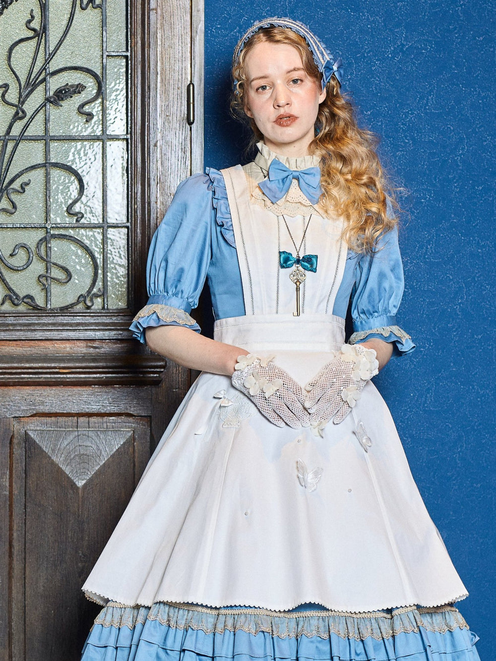 Victorianmaiden フェアリードールドレス　シナモン クラシカルドールロングドレス（シナモン・ボルドー・ネイビー）」は