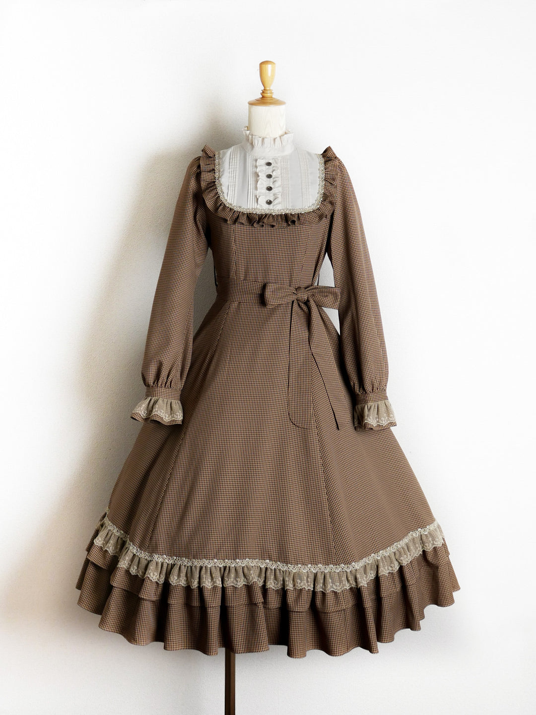 ガンクラブチェッククラシカルドールドレス - Victorian maiden