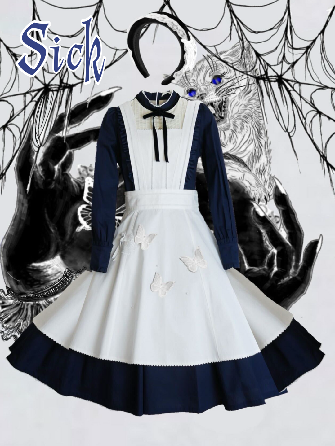 アンティーク　エプロン　イタリア製 イタリア製】胸付きシェフエプロン ギア エゴシェフ | Qui L'Italia