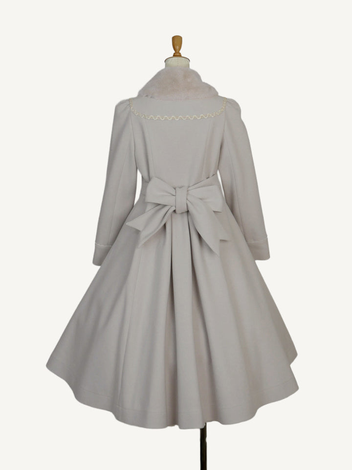 【Tw.A　ルイスキャロル】✨️美品　レースなリボン付きロングコート ALICE's コート【受注期間:6/4 12:00 - 6/8 10:00】 - lolita fashion