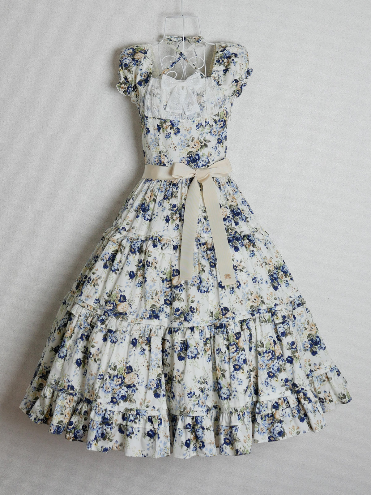 ロココブーケ・アルカンシェルティアードロングドレス 【ネイビー】