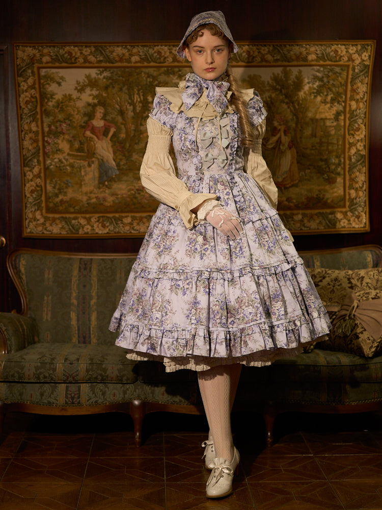 クラシカルブーケマリアティアードドレス【受注期間: 4/17 12:00 - 4/27 10:00】