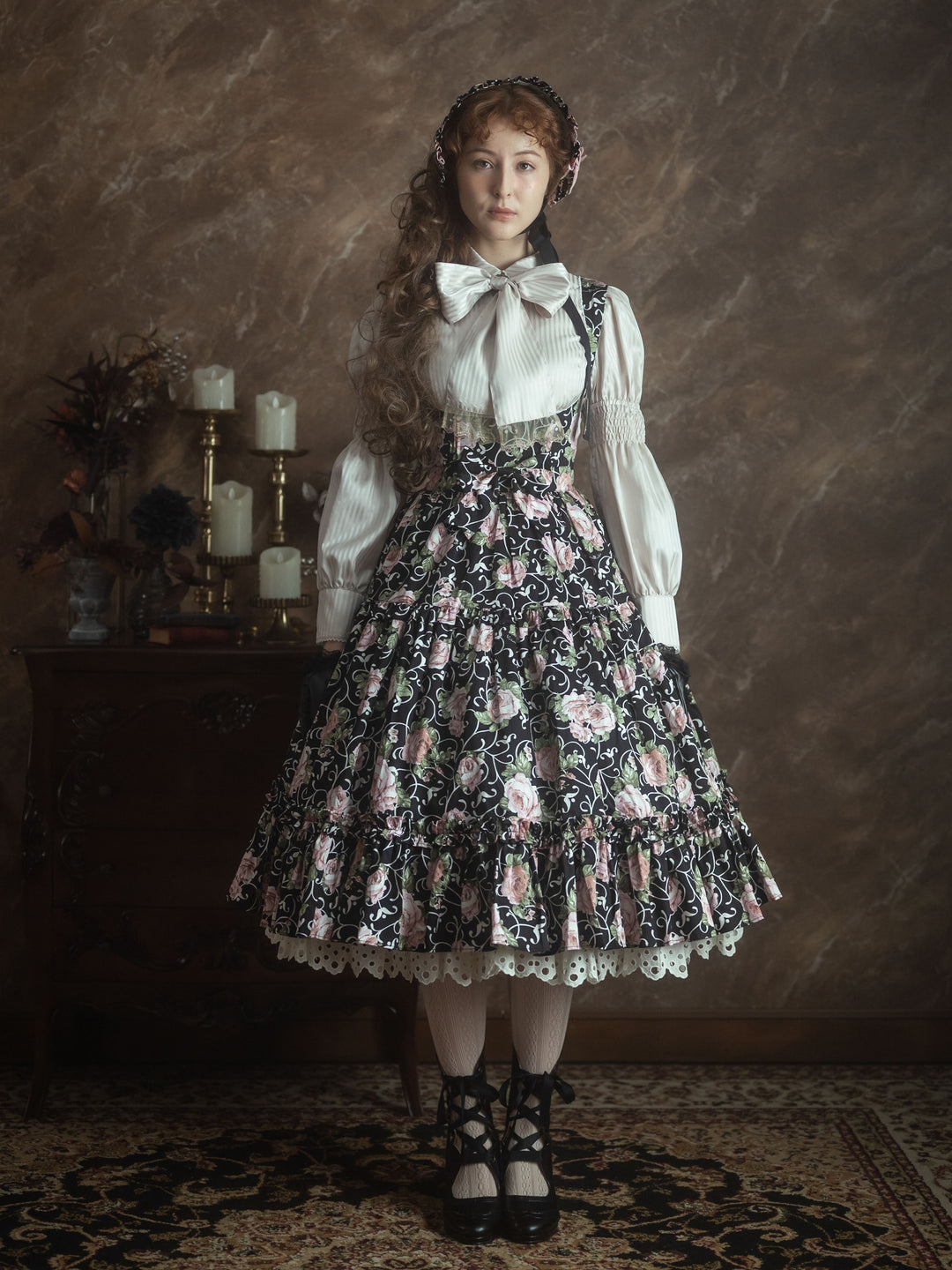 victorian maidenフリルリボンパフスリーブブラウス（オフホワイト） ALL ITEM - Victorian maiden - クラシカルロリィタブランド