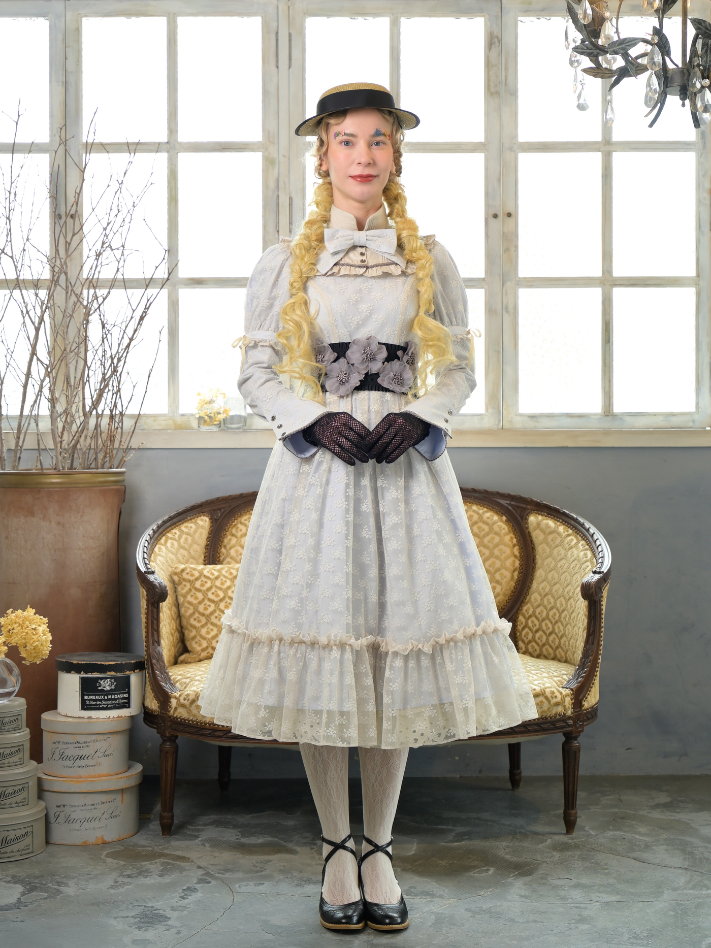 アメリアレーシーLADYマロリーロングドレス - lolita fashion japan アメリアレーシーLADYマロリーロングドレス - lolita fashion japan