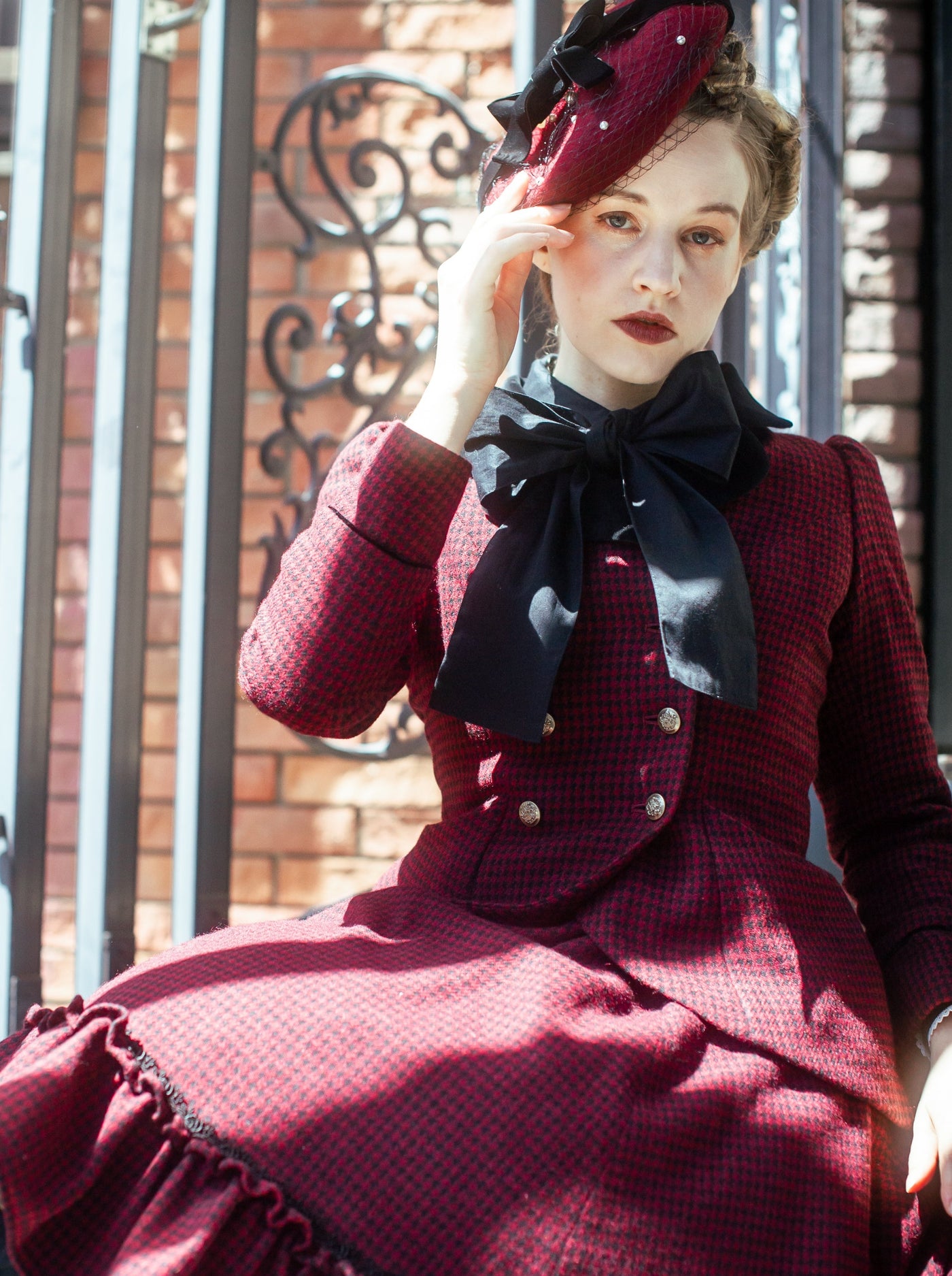 ヴィクトリアンベルベットブライアジャンパースカート - Victorian  