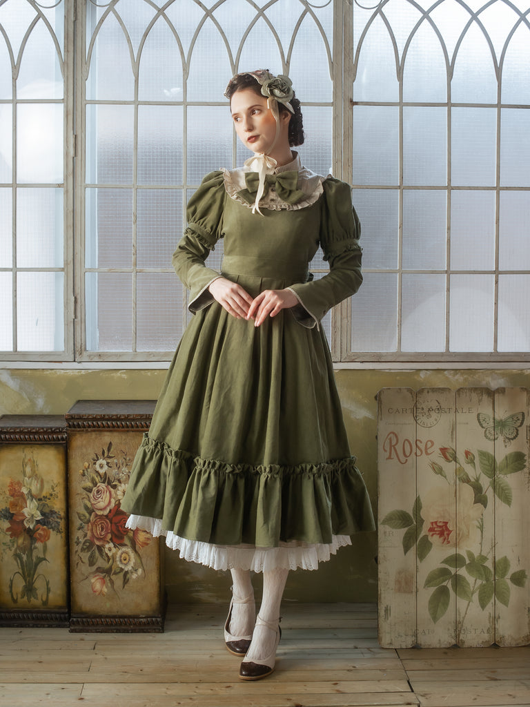 カトリーヌコーデュロイマロリードレス - Victorian maiden