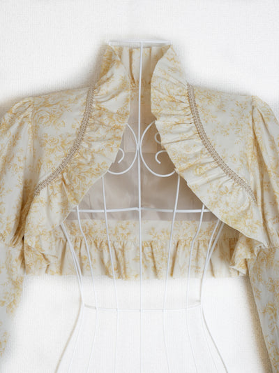 フレグランスロココエレガントフリルボレロ