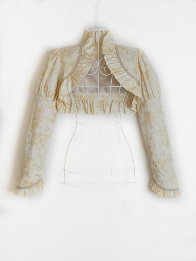 フレグランスロココエレガントフリルボレロ