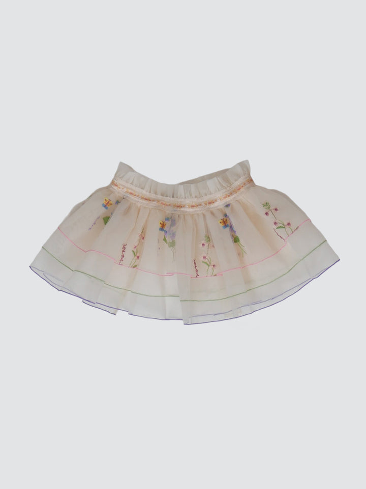 フラワーエンブロイダリーフリルコルセット - lolita fashion japan