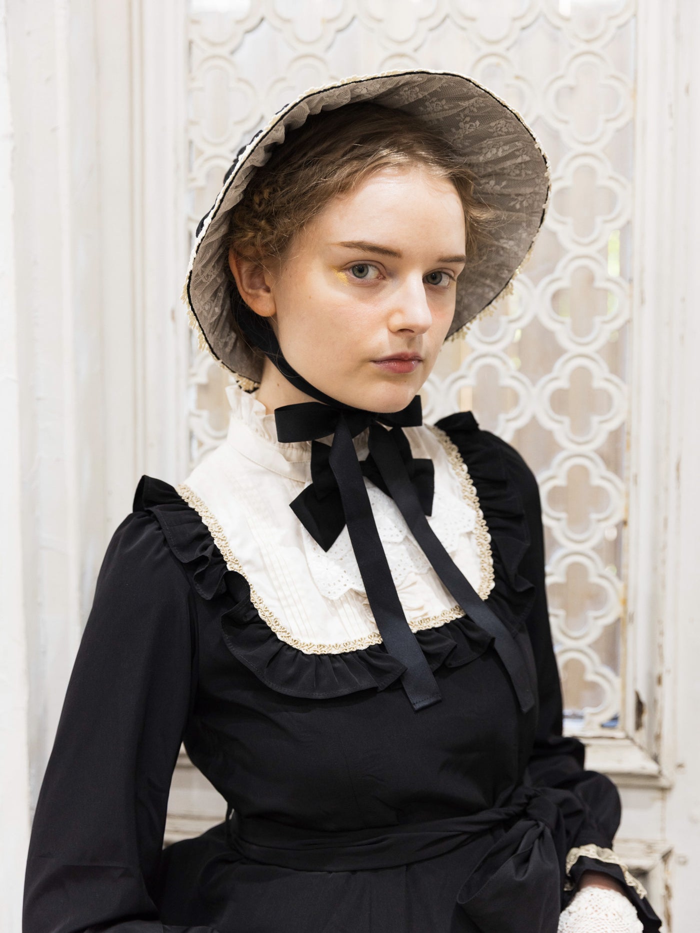 トワルドロココブーケドールハット