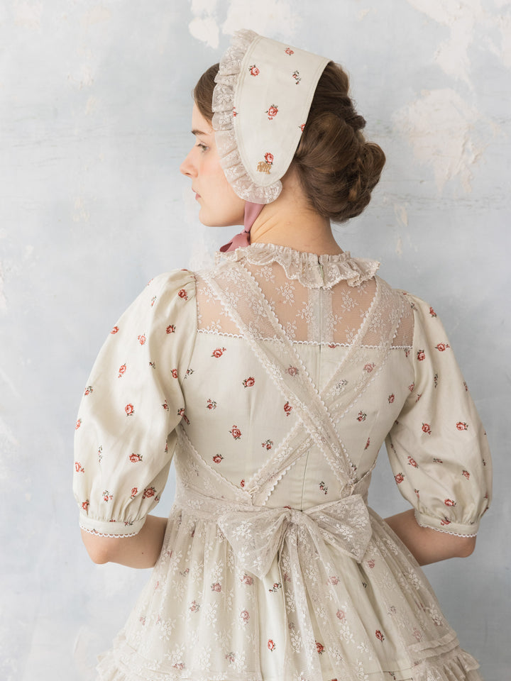 【難あり•特価】Victorian maiden ローズジャガードエプロンドレス 難あり•特化】Victorian maiden ローズジャガードエプロンドレス