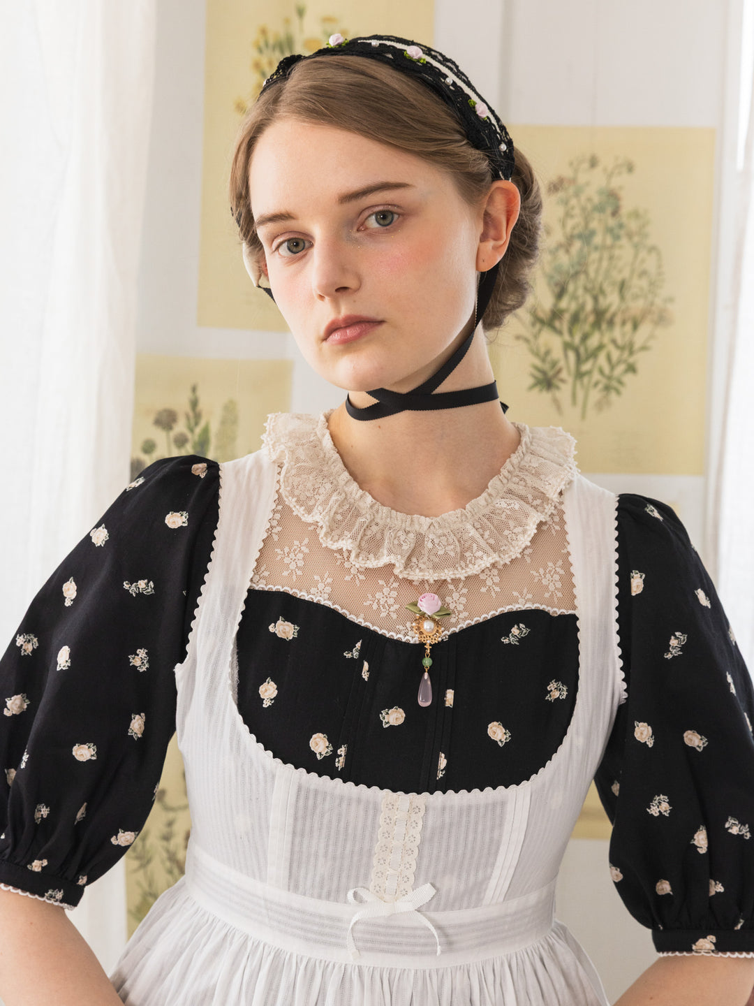 Victorian Maiden〈エプロンドレス〉 Layla Apron Dress JSK by Victorian Maiden