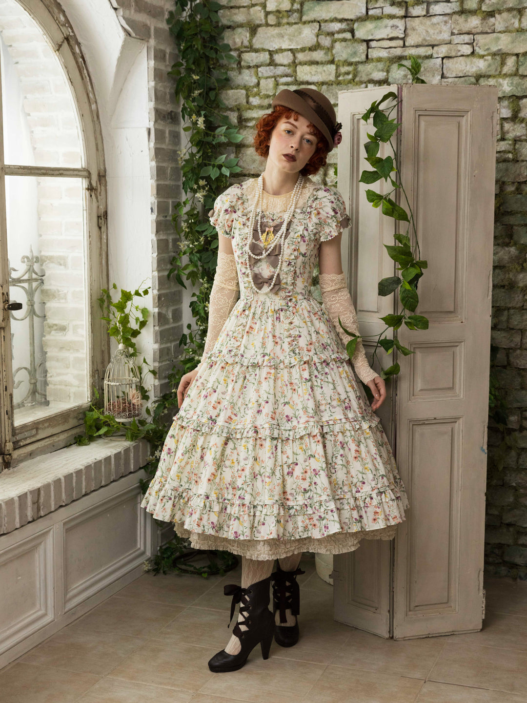 トリアノンブーケマリアティアードドレス【受注期間：11月27日12:00