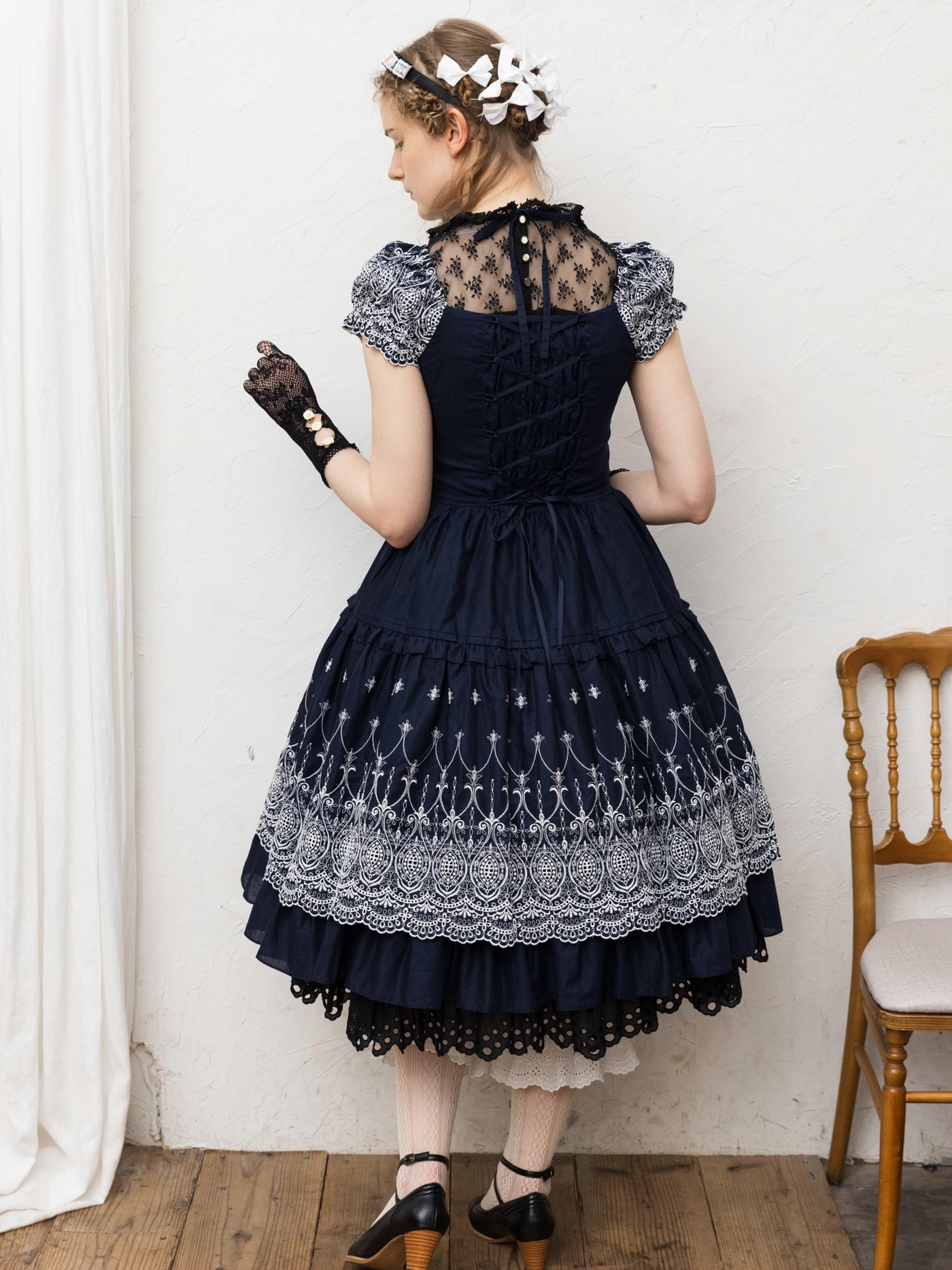 シャンデリュールティアードドレス