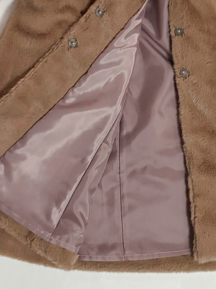 外套（がいとう） ～アンティークフェイクファーコート～ 胡桃