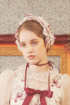 アンティークロココブーケクロスリボンヘッドドレス - Victorian