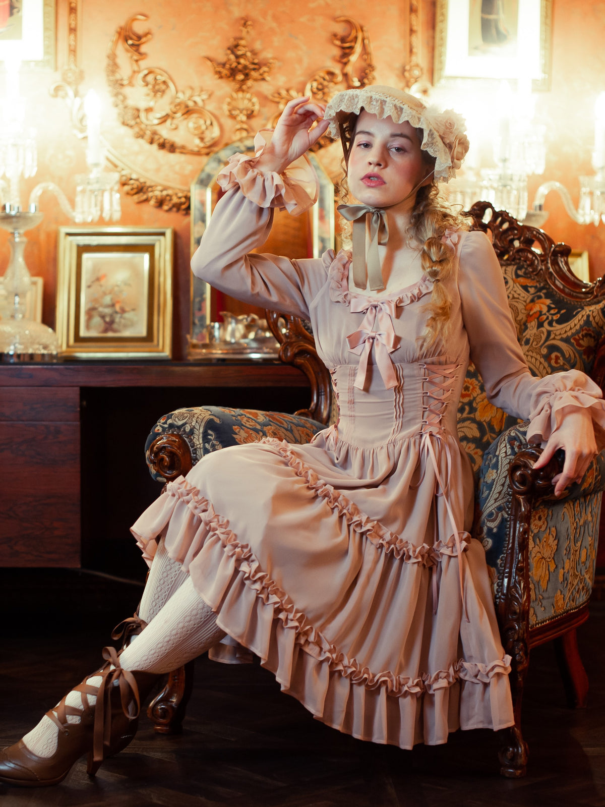 ヴィクトリアン メイデンのワンピース Victorian Maiden チェック