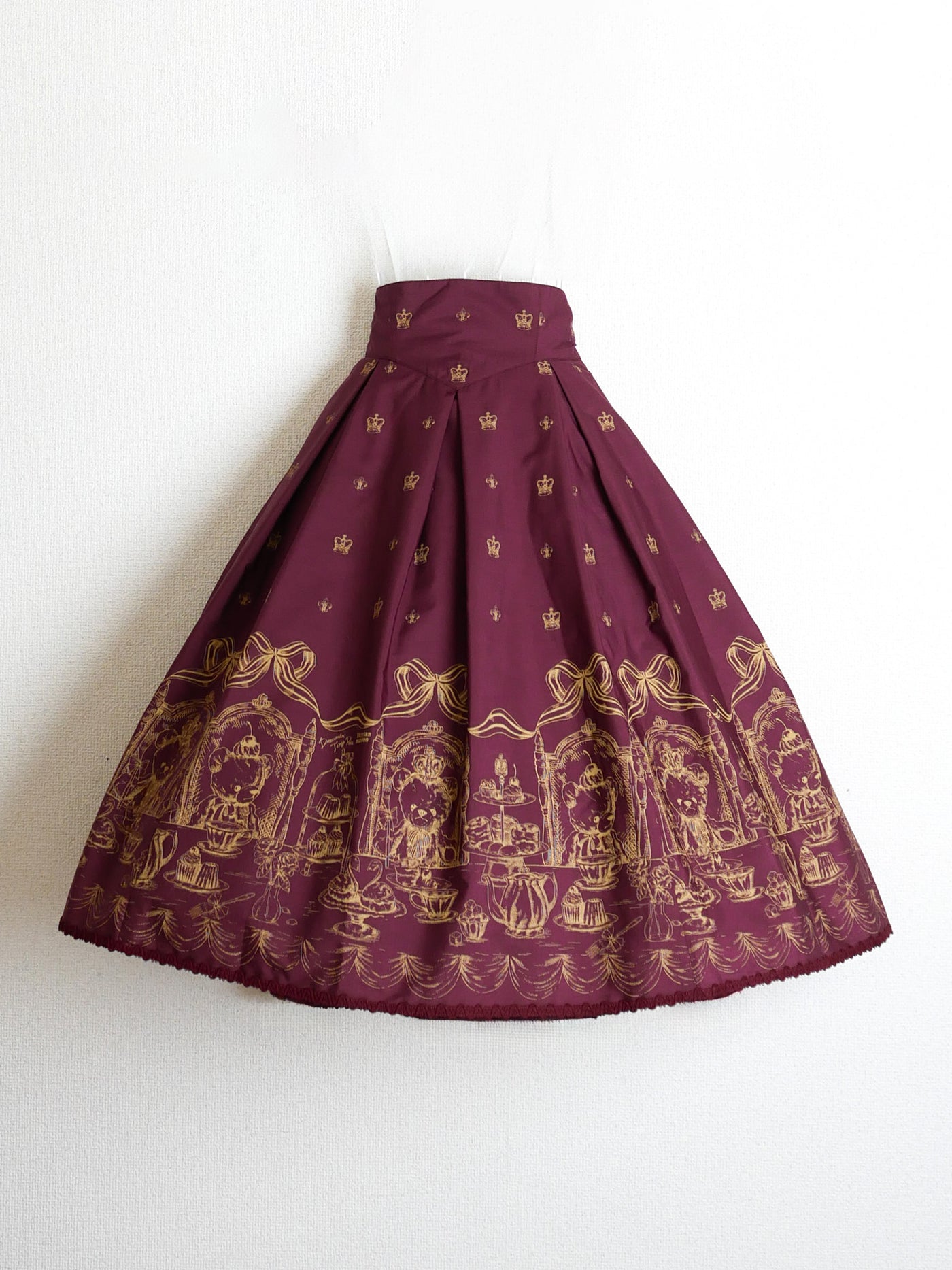 ロイヤルベアミリィクロップドスカート【受注期間：12月11日12:00～12月16日10:00】