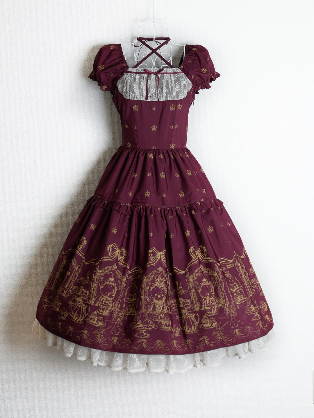 ロイヤルベアティアードクロップドドレス - Victorian maiden