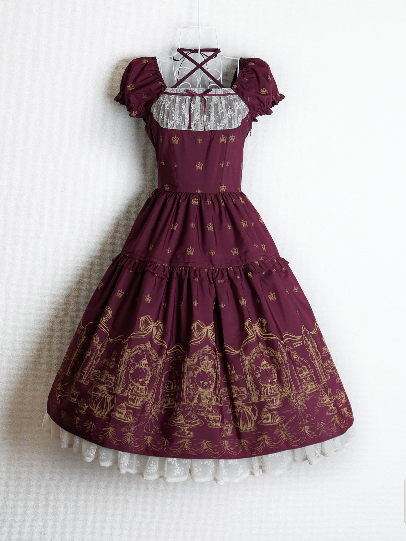 ロイヤルベアティアードクロップドドレス【受注期間：12月11日12:00～12月16日10:00】