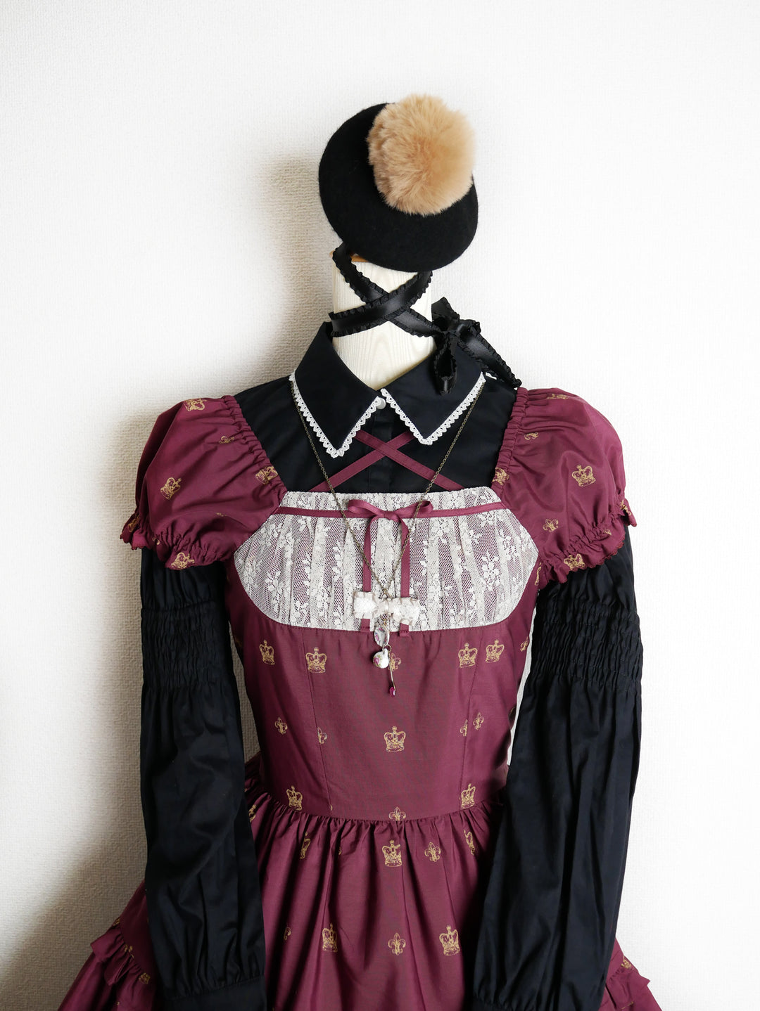 ロイヤルベアティアードクロップドドレス - Victorian maiden