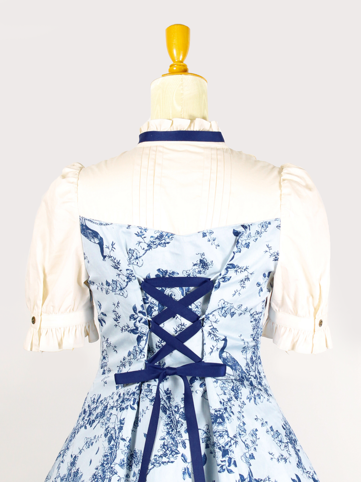 ワンダーガーデンメニーリボンハーフスリーブドールドレス - lolita