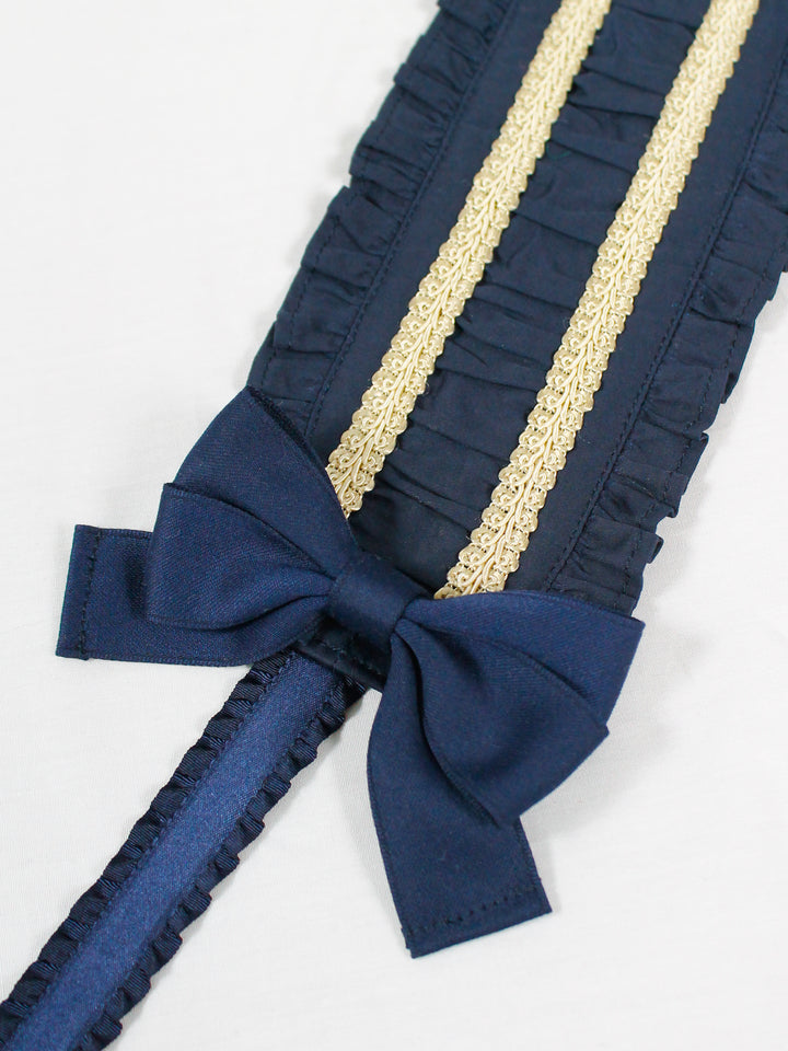 【新品未使用】Victorian maiden ヘッドドレス　ネイビー 新品未使用】Victorian maiden ヘッドドレス ネイビー