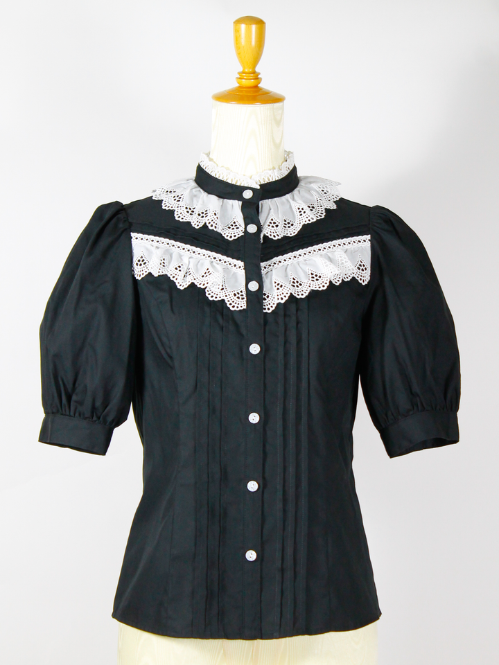 コットンレースフリルブラウス - Victorian maiden - クラシカル コットンレースフリルブラウス - Victorian maiden - クラシカル