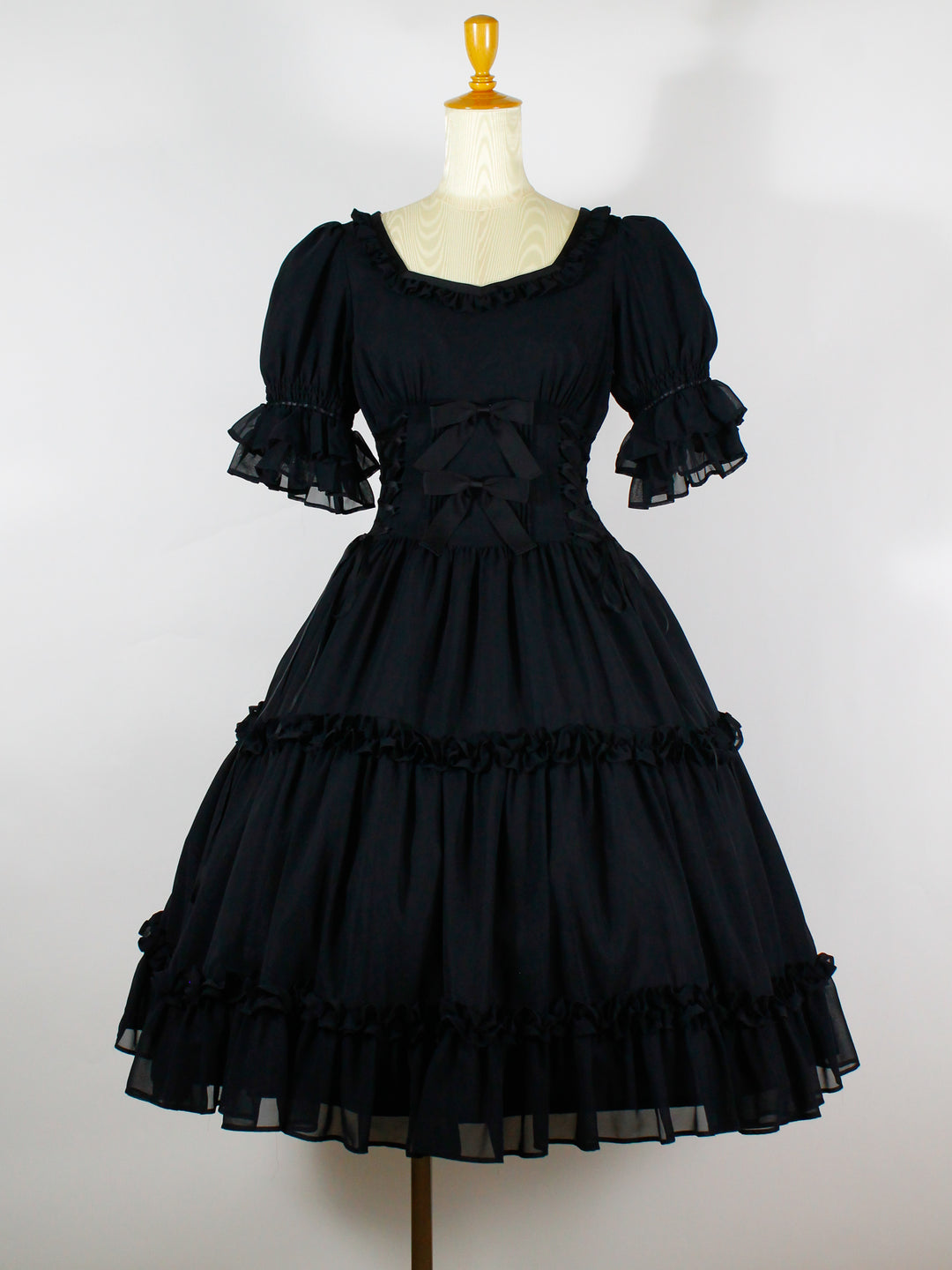 美品　Victorian maiden レースアップドールハーフスリーブドレス レースアップドールハーフスリーブドレス - Victorian maiden