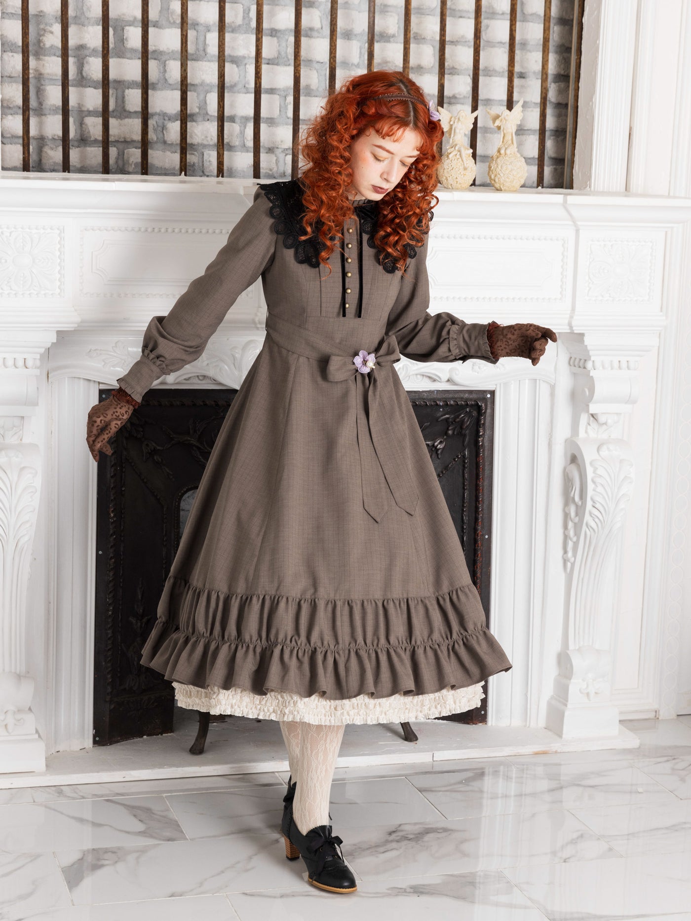 マルティエコールレースカラードレス【再受注期間：12月4日12:00～12月8日10:00】