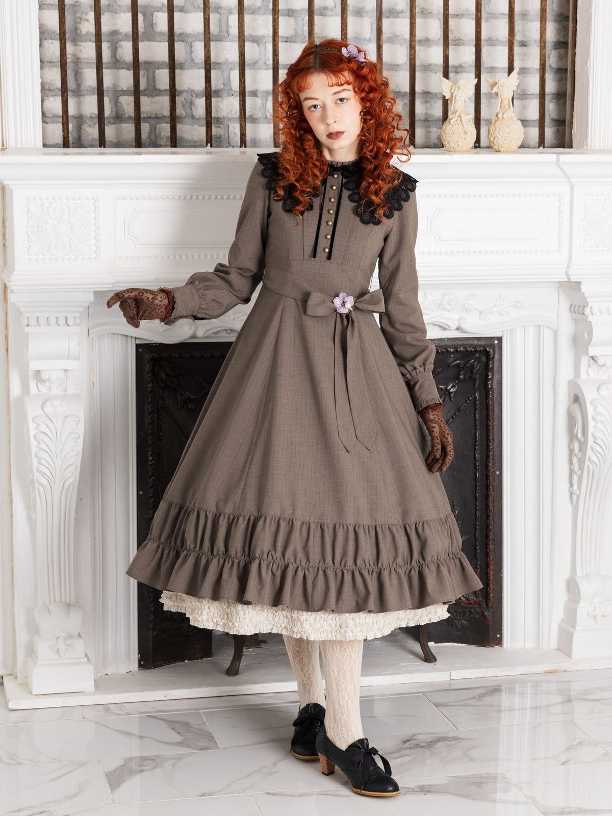 マルティエコールレースカラードレス【再受注期間：12月4日12:00～12月8日10:00】