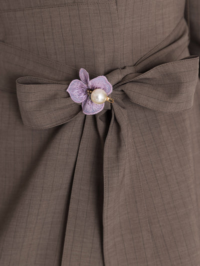 パンジーヘアクリップ