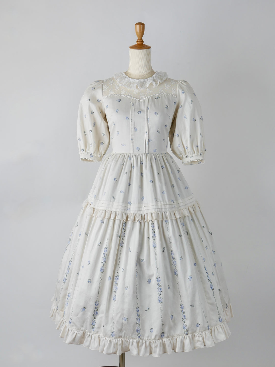 Victorian maiden ローズレースアンティークドールワンピース Antique