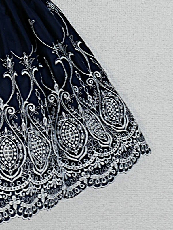 シャンデリュールティアードドレス