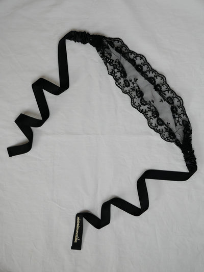 レースマスカレードヘッドドレス