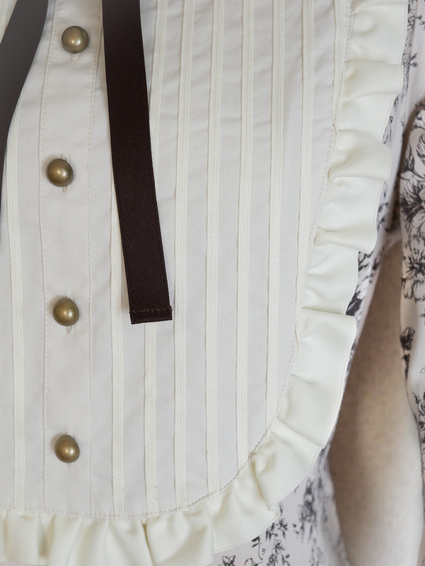 ルイーズクラシカルドールドレス（トワルドロココブーケ柄）