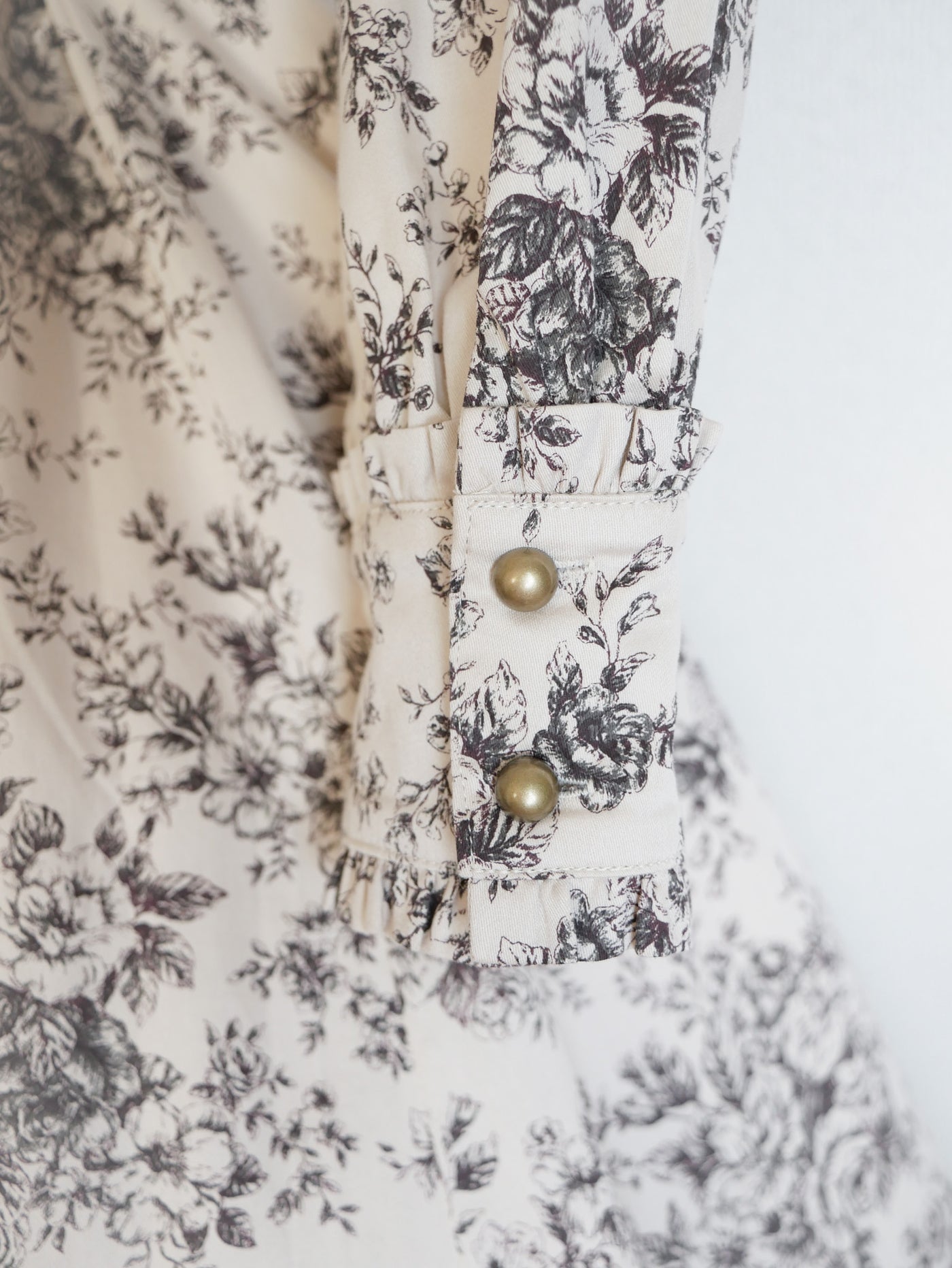 ルイーズクラシカルドールドレス（トワルドロココブーケ柄）