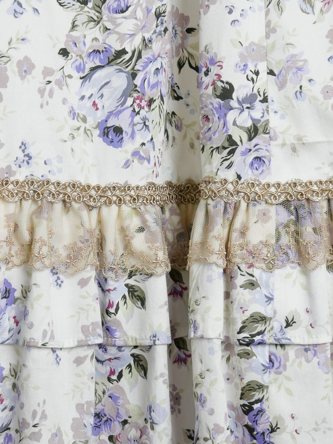 ロココブーケJewelryクラシカルドールハーフスリーブロングドレス（半袖）