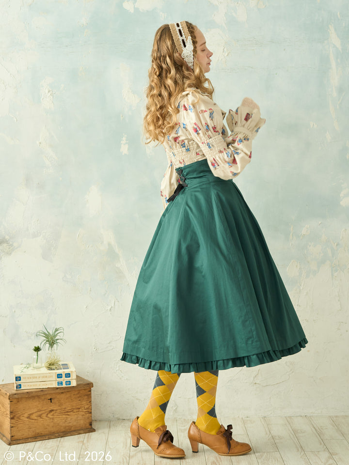Victorian Maiden　フリルブラウス　シャツ　ストライプ　クラシカル コレットストライプラッフルフリルブラウス - Victorian maiden