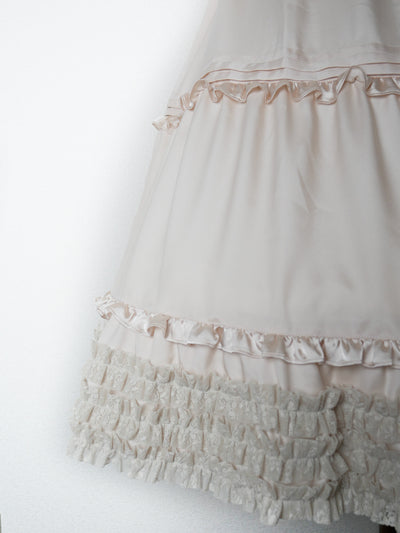 プルミエールサテンペチコート