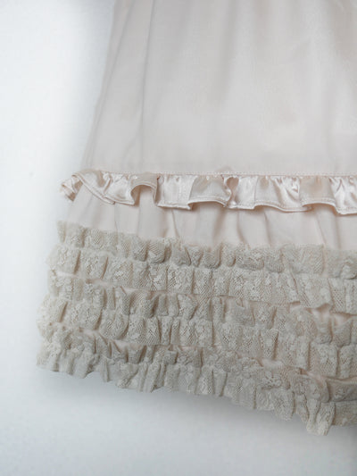 プルミエールサテンペチコート