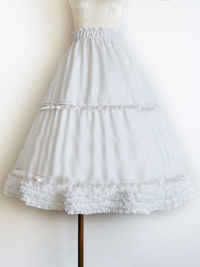 プルミエールサテンペチコート